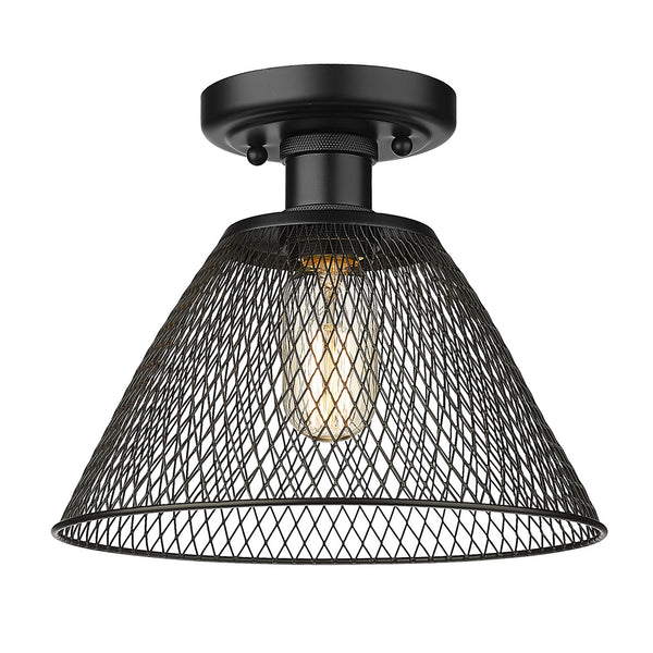 Carver Semi Flush Mount Light by Golden