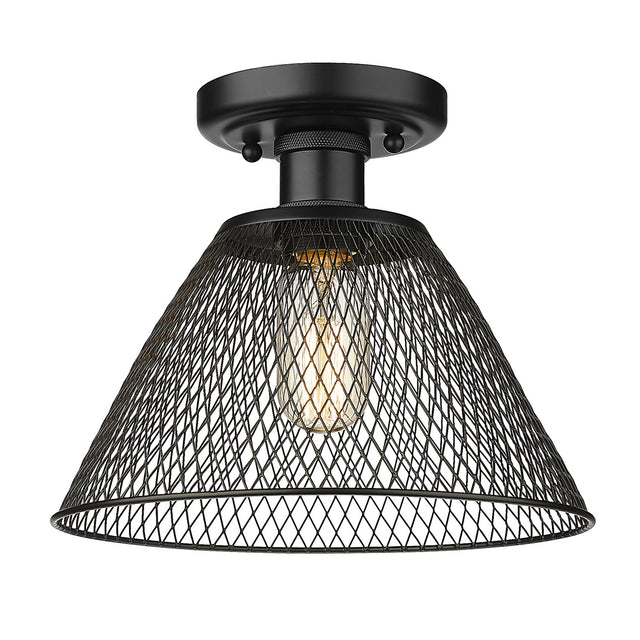 Carver Semi Flush Mount Light by Golden
