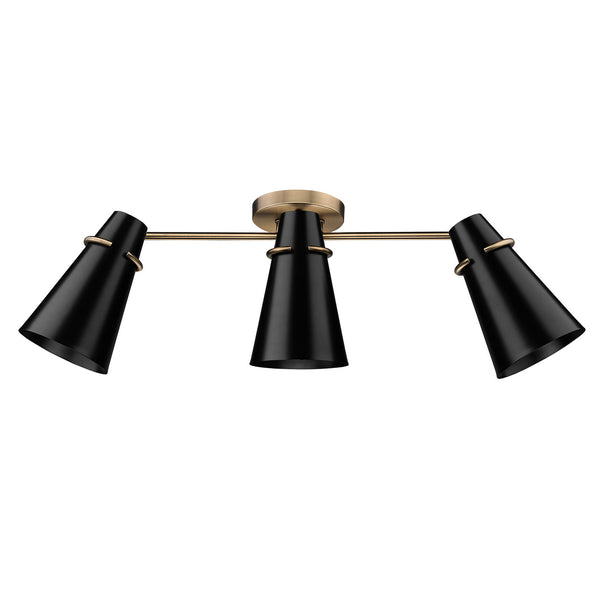 Reeva Semi Flush Mount Light by Golden