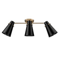 Reeva Semi-Flush Mount Rail Mounted Ceiling Light by Golden