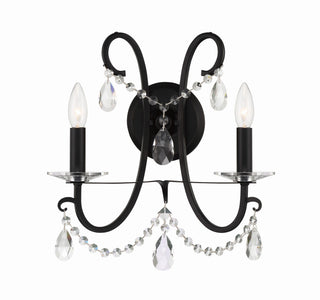 Buy matte-black Othello Outdoor (Damp) Sconce by Crystorama