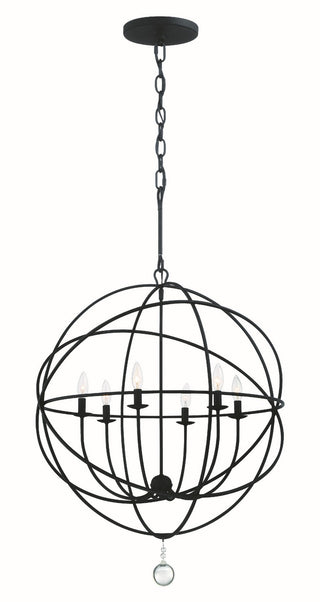 Buy black Solaris Outdoor (Damp) Chandelier by Crystorama