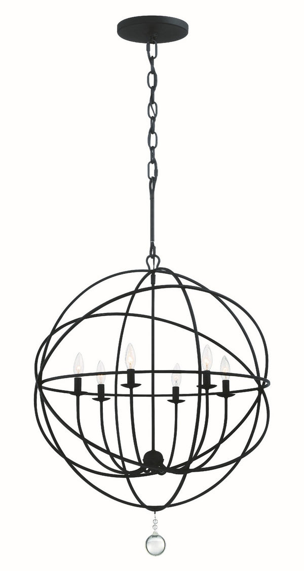 Solaris Outdoor (Damp) Chandelier by Crystorama