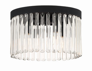 Emory Outdoor (Damp) Flush Mount Ceiling Light by Crystorama