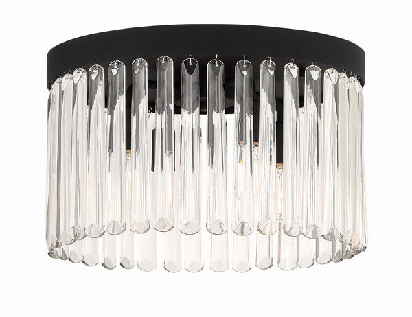 Emory Outdoor (Damp) Flush Mount Ceiling Light by Crystorama