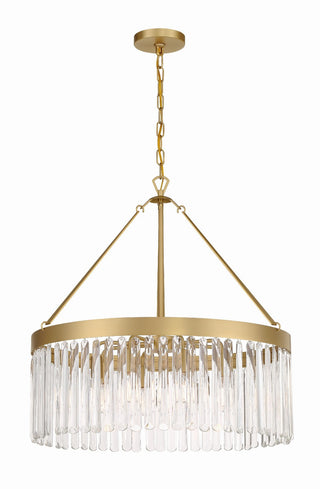 Buy modern-gold Emory Outdoor (Damp) Chandelier by Crystorama
