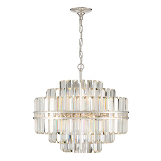 Buy polished-nickel Hayes Chandelier by Crystorama
