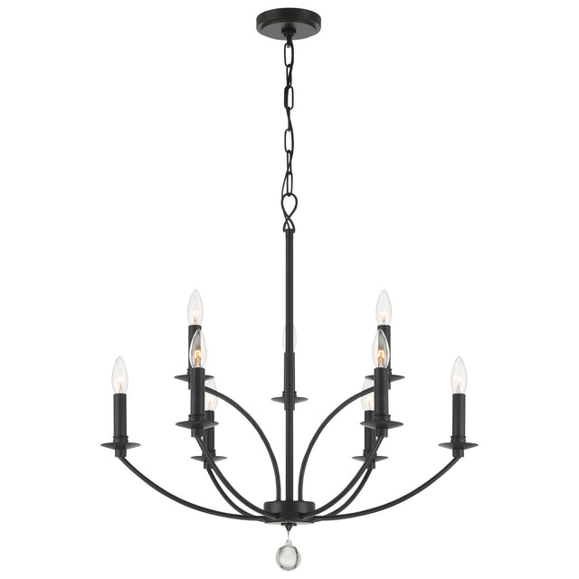 Mila Outdoor (Damp) Chandelier by Crystorama