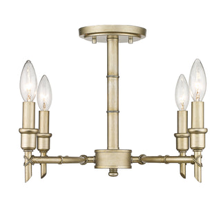 Cambay Semi Flush Mount Light by Golden