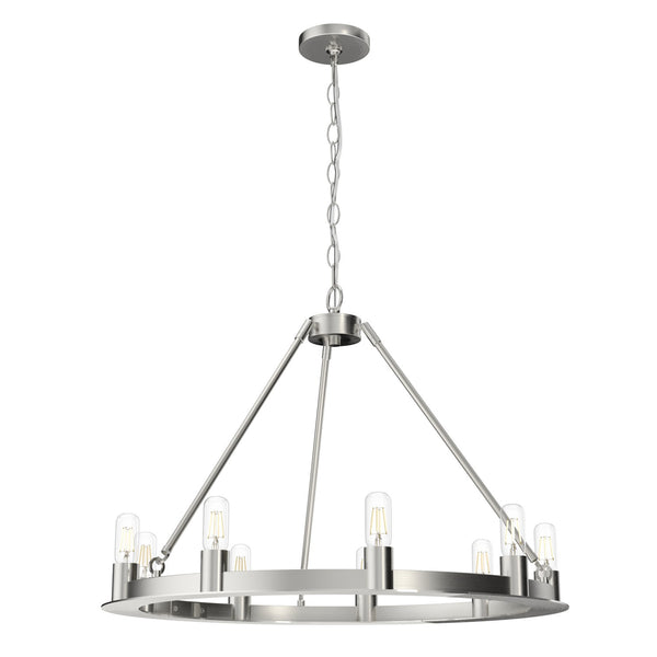 Saddlewood Chandelier by Hunter