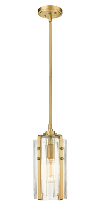 Buy rubbed-brass Alverton Outdoor (Damp) Pendant by Z-Lite