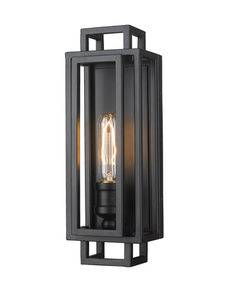 Buy matte-black Titania Outdoor (Damp) Sconce by Z-Lite