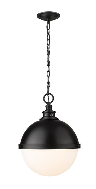 Buy matte-black Peyton Outdoor (Damp) Pendant by Z-Lite