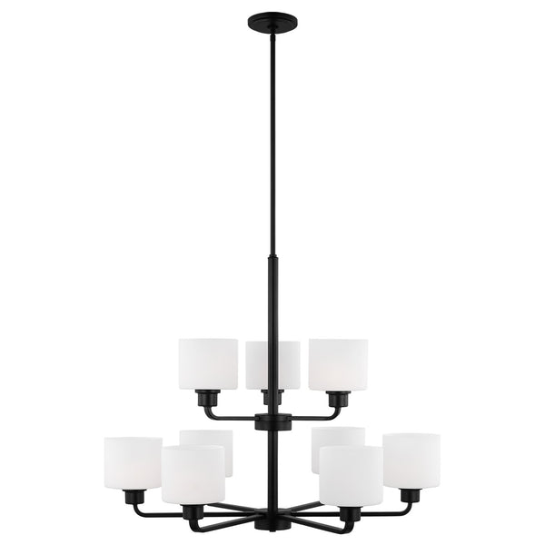 Canfield Outdoor (Damp) Chandelier by Generation Lighting