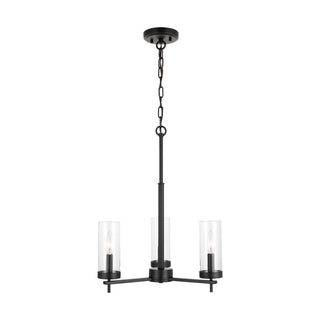 Buy midnight-black-with-clear-glass-and-clear-shade Zire Outdoor (Damp) Chandelier by Visual Comfort Studio