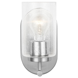 Buy brushed-nickel-with-clear-seeded-glass-and-clear-seedy-shade Oslo Vanity by Generation Lighting