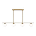 Lune Outdoor (Damp) Chandelier by Visual Comfort Studio