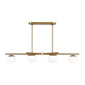 Lune Outdoor (Damp) Chandelier by Visual Comfort Studio
