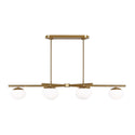 Lune Outdoor (Damp) Chandelier by Visual Comfort Studio