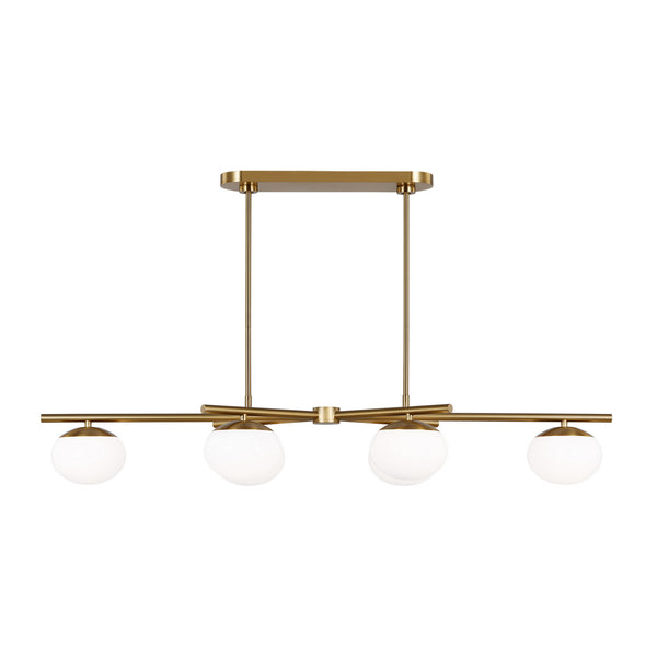 Lune Outdoor (Damp) Chandelier by Visual Comfort Studio