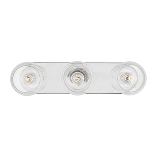 Buy polished-nickel-with-clear-glass-and-clear-shade Monroe Vanity by Visual Comfort Studio