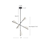 Kuzco Lighting-CH62737-BK/LG|ALT|1