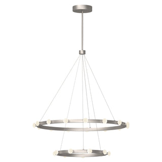 Buy brushed-nickel Rezz Chandelier by Kuzco Lighting