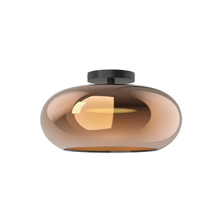 Buy black-copper Trinity Semi Flush Mount Light by Kuzco Lighting