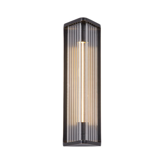 Buy ribbed-glass-urban-bronze Sabre Linear Vanity by Alora