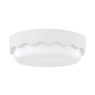 Wave Outdoor (Damp) Flush Mount Ceiling Light by Mitzi