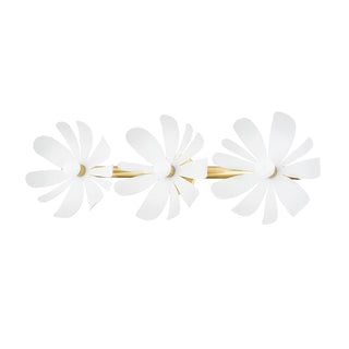 Buy aged-brass-textured-white Twiggy Vanity by Mitzi