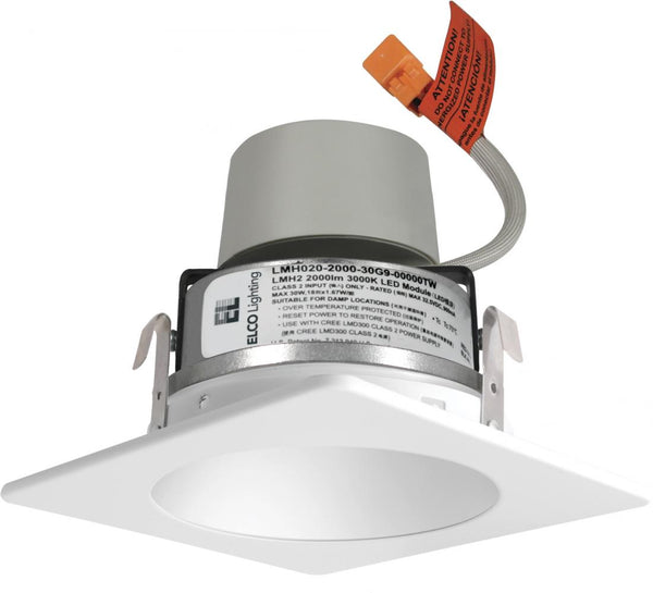 4"LED Sqr Rflctr Insrt 850Lmn W/Drvr by Elco Lighting