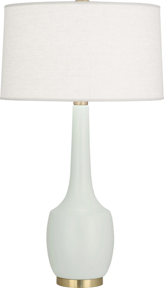 Buy matte-celadon-glazed-ceramic Delilah Table Lamp by Robert Abbey