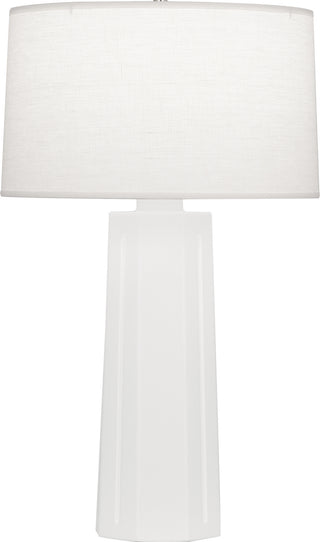 Buy matte-lily-glazed-ceramic Mason Table Lamp by Robert Abbey