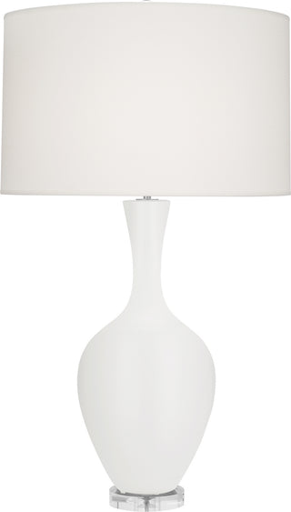 Buy matte-lily-glazed-ceramic Audrey Table Lamp by Robert Abbey