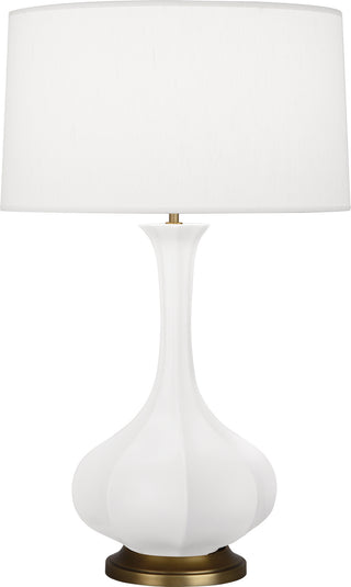 Buy matte-lily-glazed-ceramic Pike Table Lamp by Robert Abbey