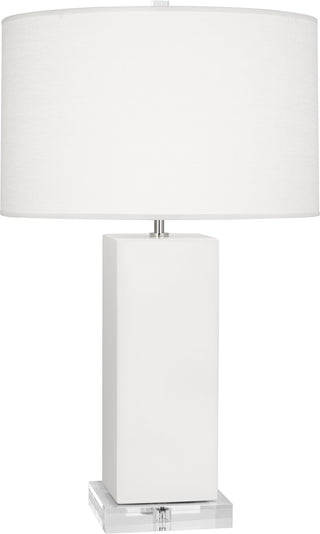 Buy matte-lily-glazed-ceramic Harvey Table Lamp by Robert Abbey