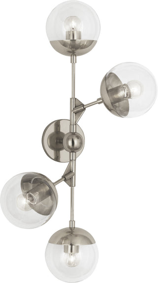 Buy polished-nickel Celeste Sconce by Robert Abbey