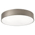 Satin Nickel with Satin Nickel Steel Glass and White Shade