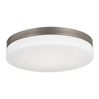 Buy satin-nickel Oscar Outdoor (Damp) Flush Mount Ceiling Light by AFX Lighting