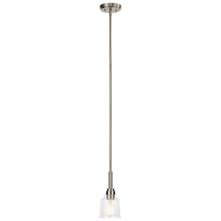 Buy nickel-textured-with-clear-glass-and-clear-shade Aivian Mini Pendant by Kichler