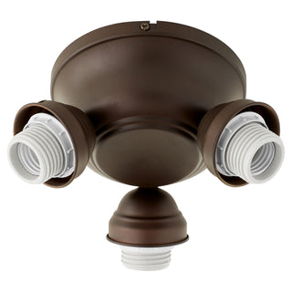 Buy oiled-bronze Salon Fan Light Kit by Quorum