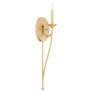 Buy aged-brass Brooks Outdoor (Damp) Sconce by Quorum
