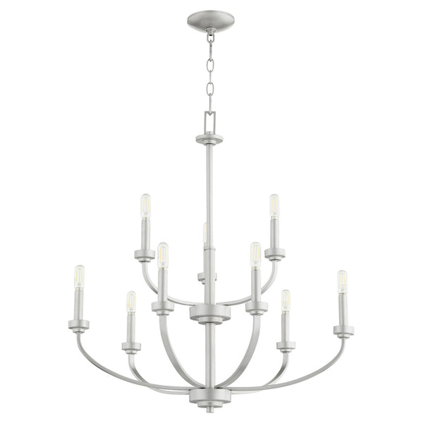 Reyes Outdoor (Damp) Chandelier by Quorum