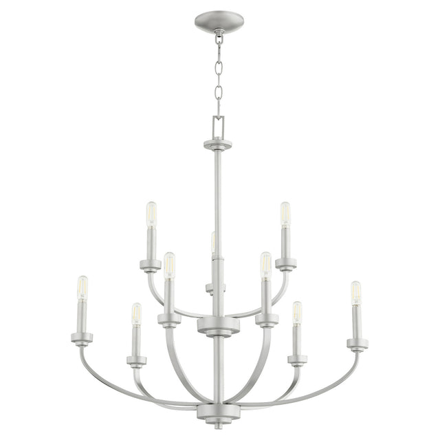 Reyes Outdoor (Damp) Chandelier by Quorum