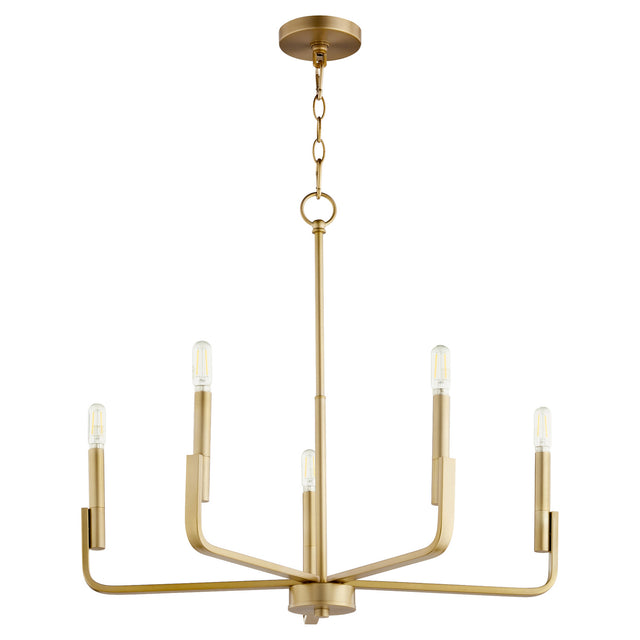 Tempo Outdoor (Damp) Chandelier by Quorum