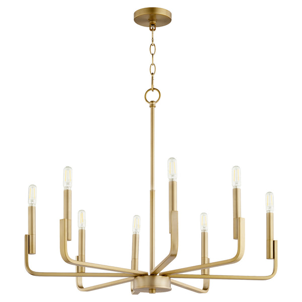 Tempo Outdoor (Damp) Chandelier by Quorum