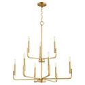 Tempo Outdoor (Damp) Chandelier by Quorum