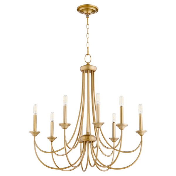 Brooks Outdoor (Damp) Chandelier by Quorum