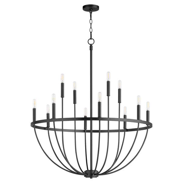 Tribute Outdoor (Damp) Chandelier by Quorum